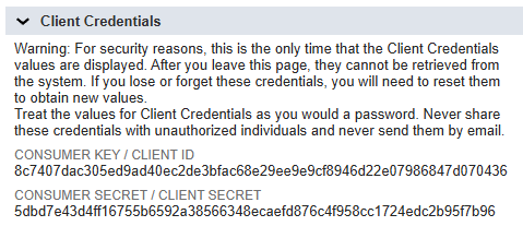 Client Credentials